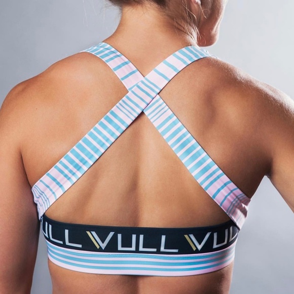 Vull Sport Other - VULL SPORT FINISH LINE SPORTS BRA (PASTEL STRIPED)